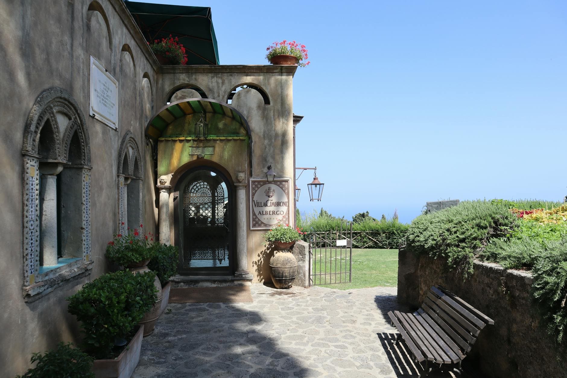 Villa Cimbrone's famous Infinity Terrace